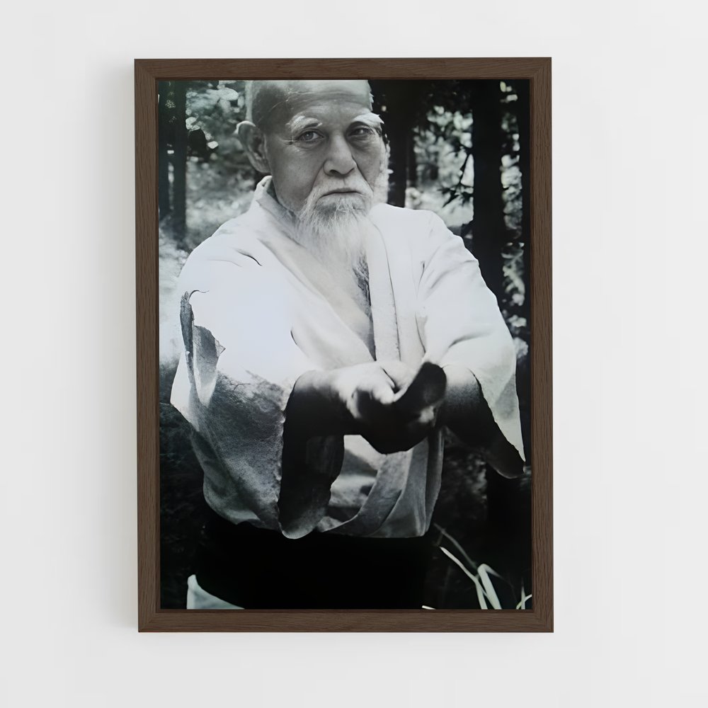 Poster Maître Ueshiba – affiche Aikido (vue 5)